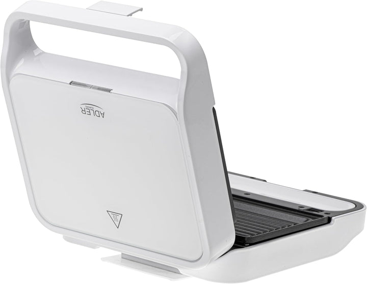 ADLER 2-in-1-Sandwichmaker, schnelles Aufheizen, einfache Aufbewahrung