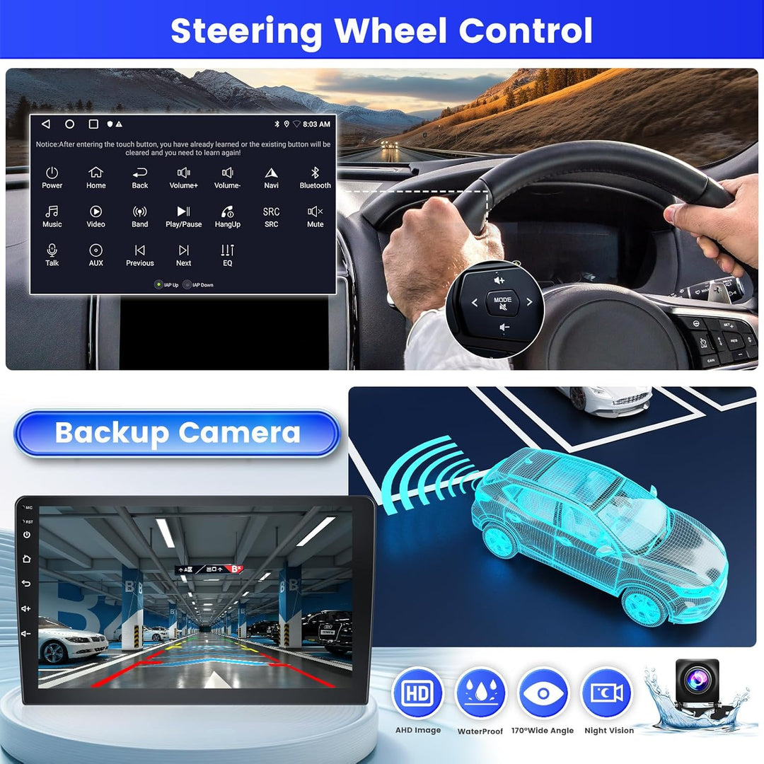 Radio für Opel Zafira/Antara/Astra 2006-2010 Android 15 2+64G mit Wireless CarPlay Android Auto, 9 Z
