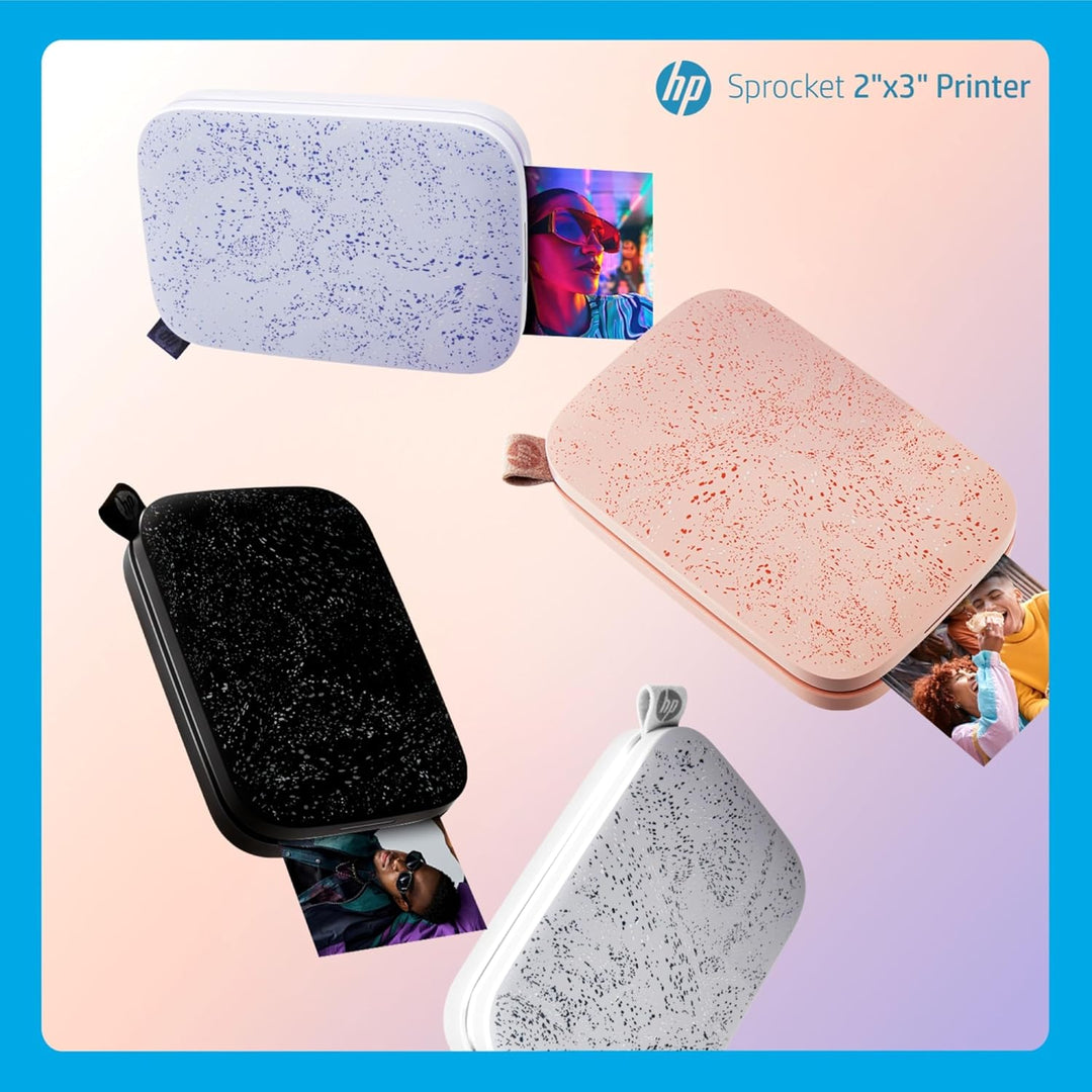 HP Sprocket tragbarer Instant-Fotodrucker, 5,1 x 7,6 cm, Blush Pink Rosa