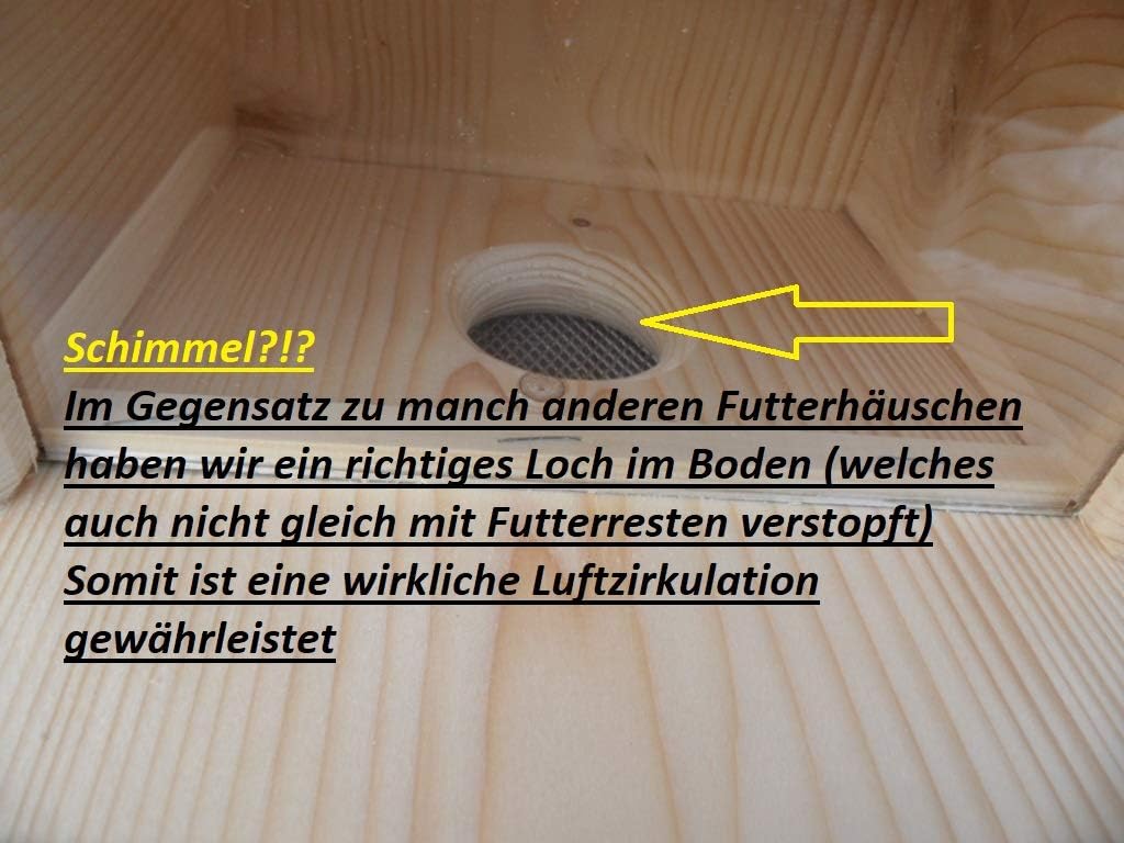 XXXL Echhörnchen Kobel/Futterhaus aus hochwertigem Vollholz, hochwertig Imprägniert, deutsches Quali