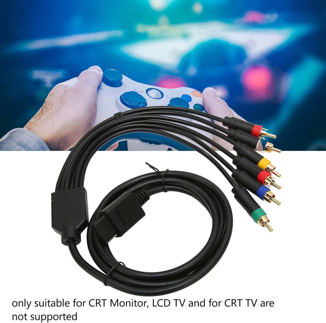 RGB RGBS Stabiles Komponenten-AV-Kabel mit Hoher Flexibilität und 4 BNC-Köpfen für NGC N64 SFC SNES-