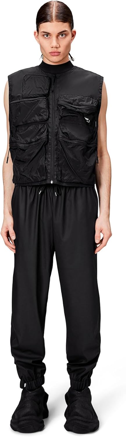 RAINS Unisex Normale Hose XXL 01 Schwarz, XXL 01 Schwarz