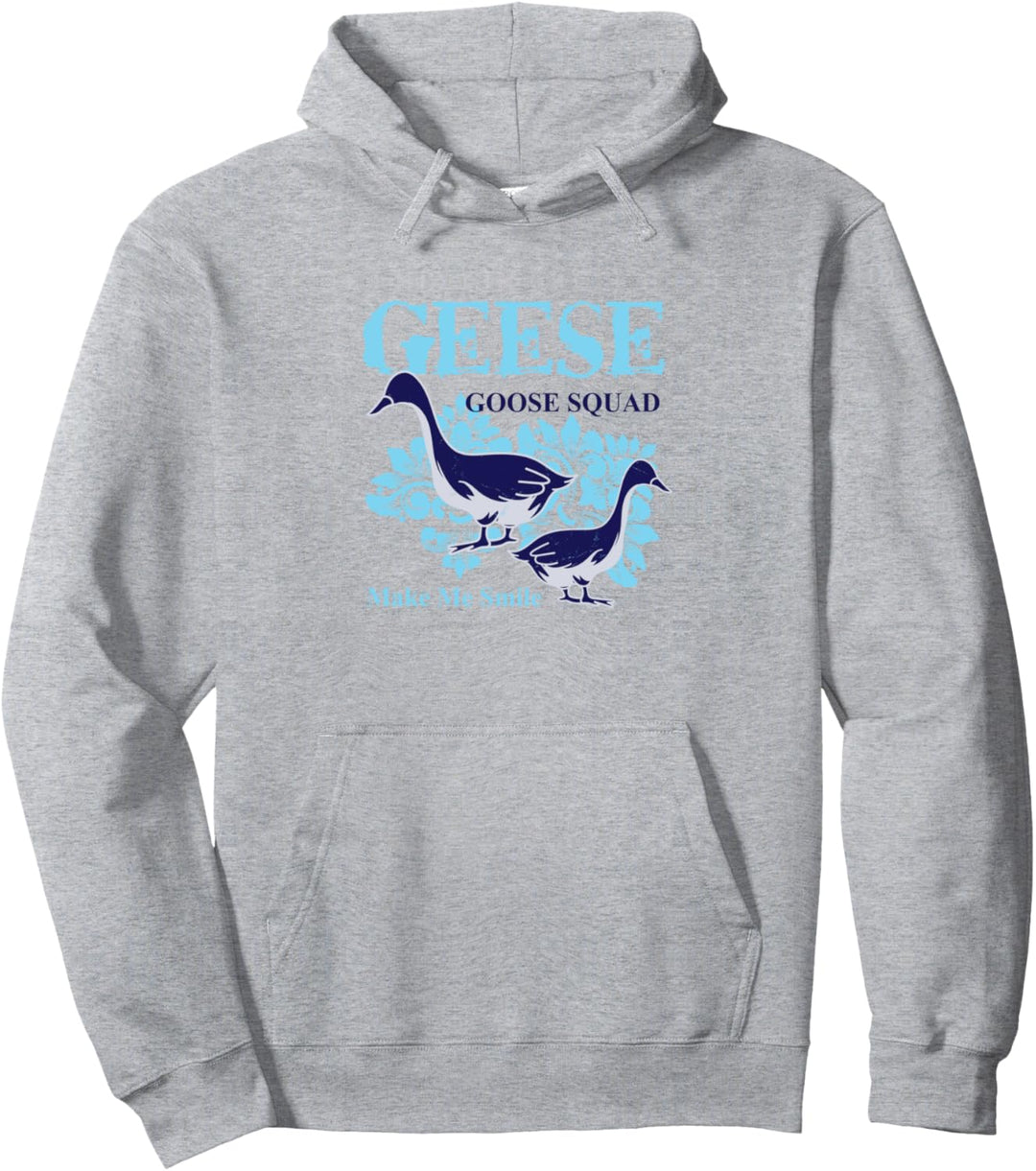 Gänse machen mich lächeln Niedliche Natur Vogel Gans Pullover Hoodie