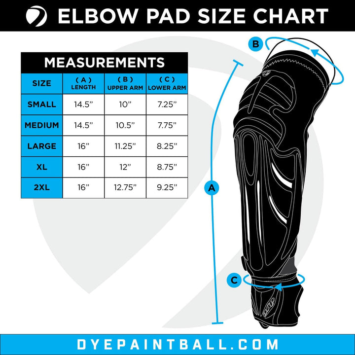 Dye Protektoren Elbow Pad Ellenbogenschoner S Schwarz, S Schwarz