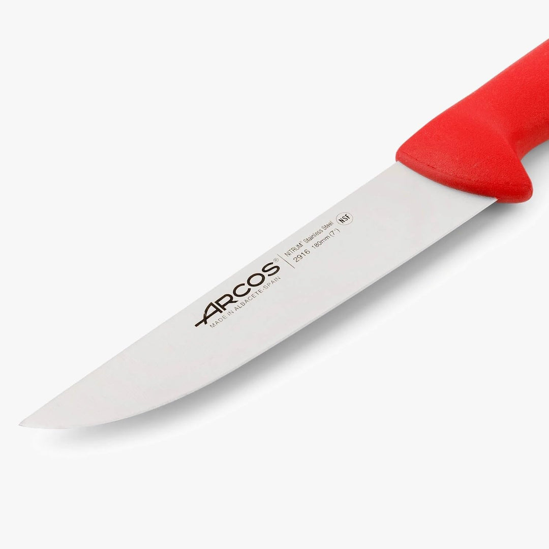 Arcos Fleischermesser aus Nitrum Edelstahl - Ideal für Fleisch - Ergonomischer Griff aus Polypropyle