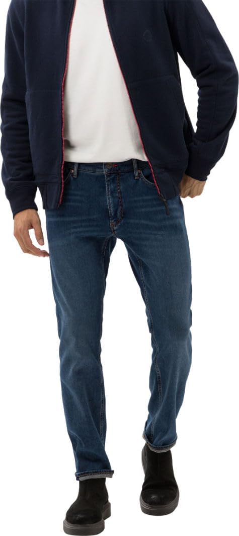 BRAX Herren Style Chuck Relax Flex Jeans 30W / 34L Deep Sea Used, 30W / 34L Deep Sea Used
