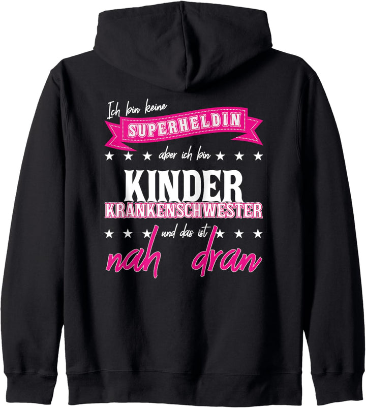 Freizeitjacke und Geschenk für die Kinderkrankenschwester Kapuzenjacke