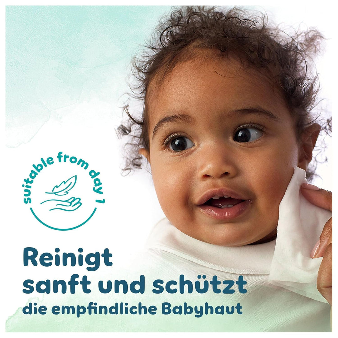 Pampers Harmonie New Baby Feuchttücher 18 Packungen mit jeweils 46 Feuchttüchern = 828 Feuchttücher,