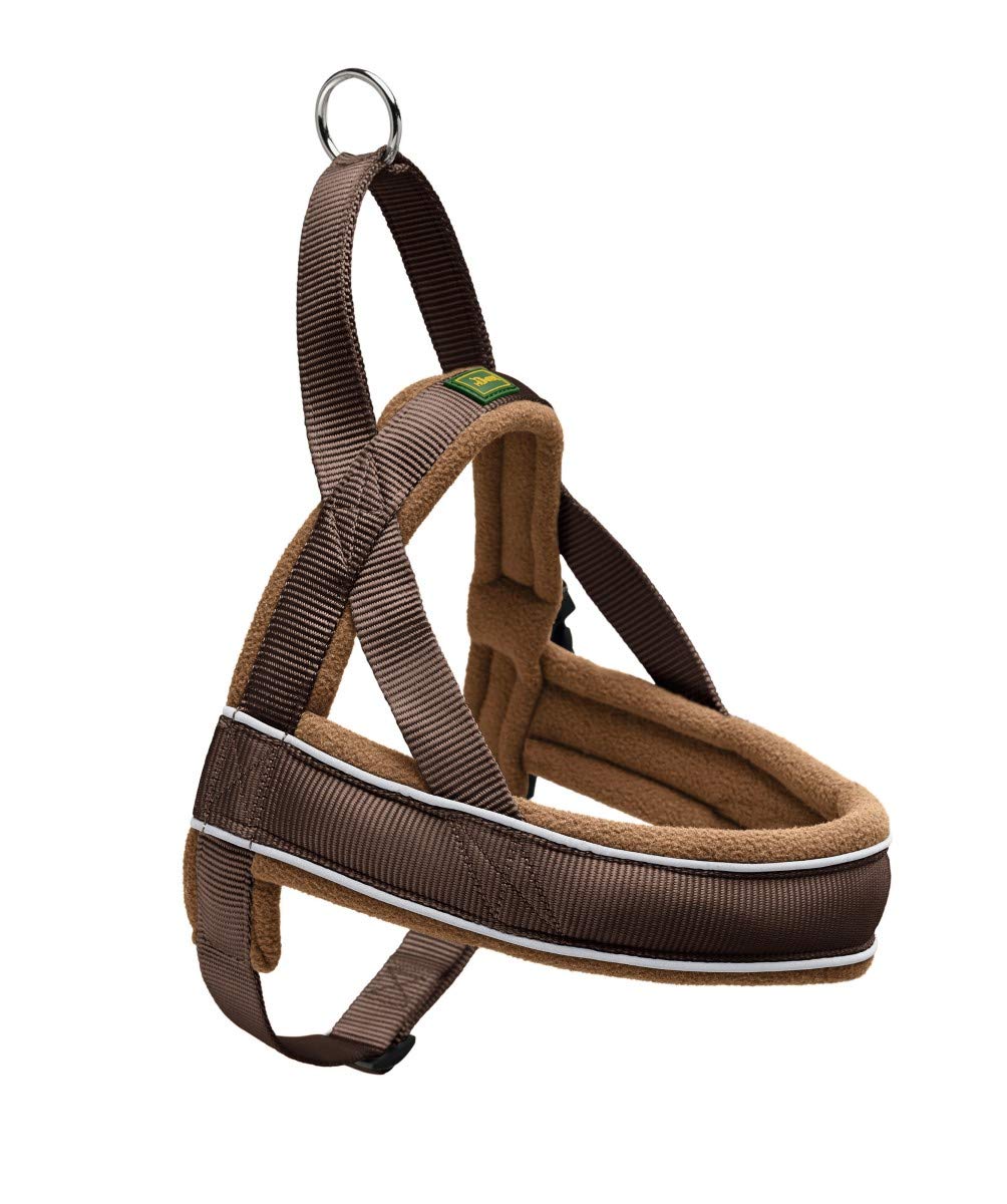 HUNTER RACING Norwegergeschirr, S, 42-53 cm, braun/cognac 42-53 cm braun/cognac, 42-53 cm braun/cogn