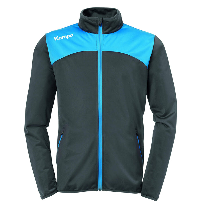 Kempa Herren Emotion 2.0 Poly Jacke, Dove blau/limonengelb, XL
