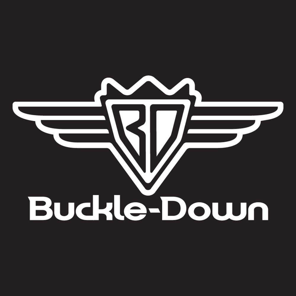 Buckle-Down GS-W32109 Gitarrengurt Einhörner Rainbow Swirl Schwarz, 5,1 cm breit, 73,7–137,2 cm Läng