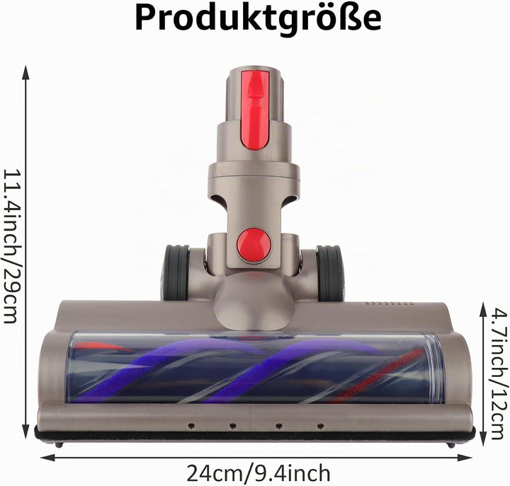 AINUO Motorhead Turbinenbürsten-Reinigungskopf Kompatibel mit Dyson V7 V8 V10 V11 V15 Staubsauger zu