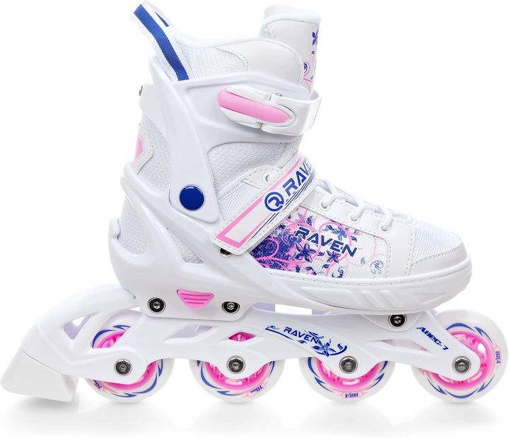 RAVEN 2in1 Schlittschuhe Inline Skates Inliner für Kinder Mädchen verstellbar