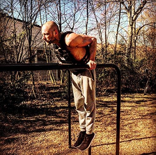 Gewichtsweste Training 9,1kg inkl. Gewichtsplatten Calisthenics 9010015 + 1x Faszienrolle