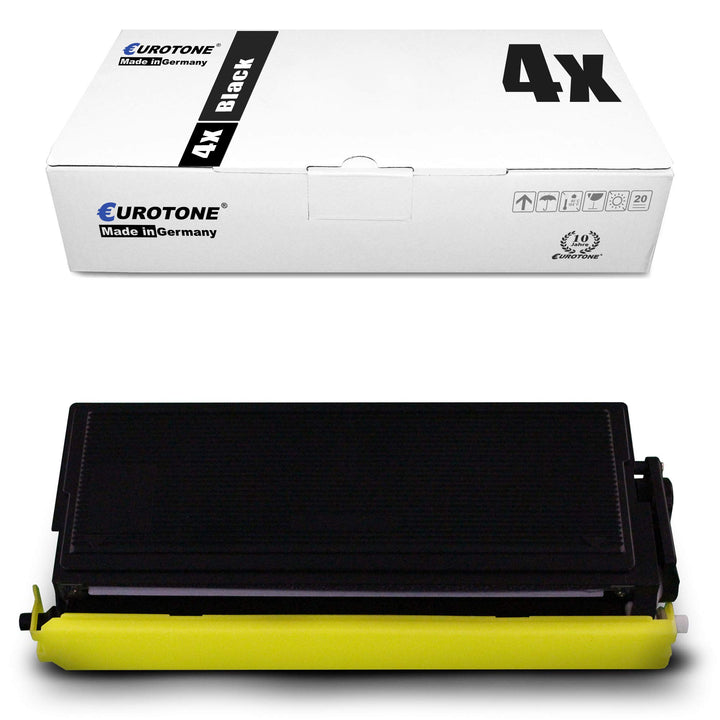 4X Eurotone Toner für Brother MFC 8220 8240 8440 8640 8840 D LT DN N ersetzt TN3060 4x Black, 4x Bla