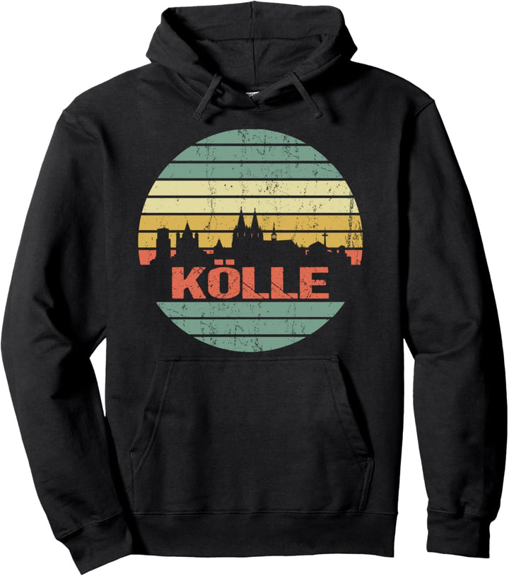 Köln retro Silhouette für Köln Fans Pullover Hoodie
