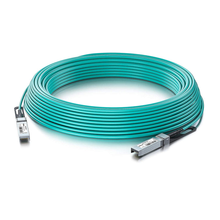 10Gtek® 2-Meter 10GBASE Active Optical SFP+ Cable(AOC) for Cisco SFP-10G-AOC2M, Ubiquiti UniFi, Supe