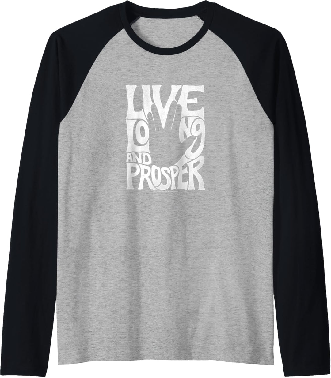 Star Trek: The Original Series Live Long &amp; Prosper Groovy Raglan