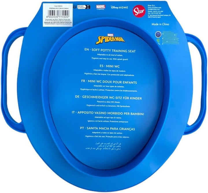 Spiderman Marvel Universal-Toiletten-Adapter für Kinder mit Griffen Spiderman., Spiderman.