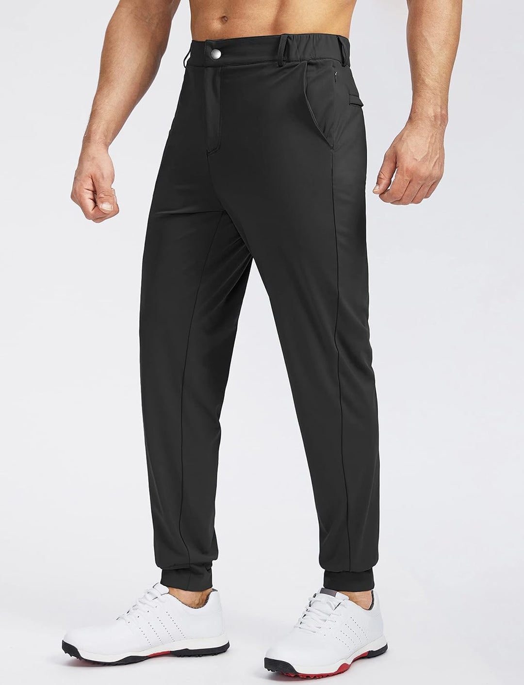 Soothfeel Herren-Golf-Jogginghose mit 5 Taschen, schmale Passform, Stretch-Sweathose, Laufen, Reisen