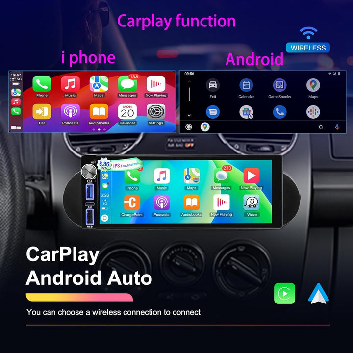 Android Autoradio Mit GPS Navigation HD Bildschirm Touch Display mit Carplay Canbus Auto Radio Ersat