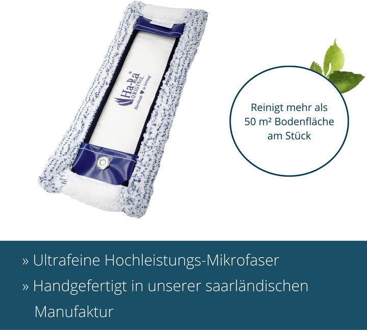 Ha-Ra Bodenwischtuch Mach 6 I langlebiger Boden-Wischer zur Reinigung für Böden &amp; Wände I Bezug für