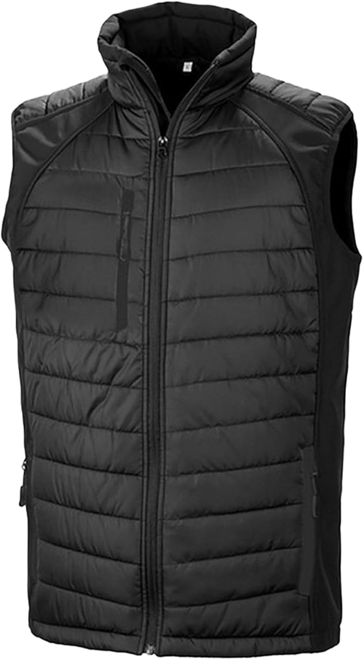 Result Gilet Softshell Rembourré Black Compass