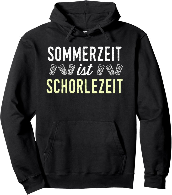 Sommerzeit ist Schorlezeit Pfalz Weinfest Dubbeglas Spruch Pullover Hoodie