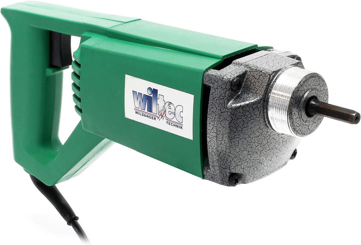 Wiltec Elektro Einhand Betonrüttler 580W, Betonverdichter für Ø 35 mm Rüttelflasche, Rüttelmotor 560