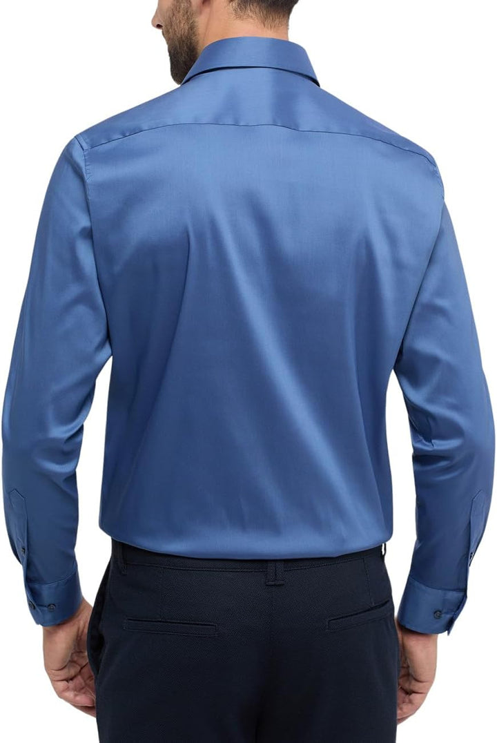 ETERNA Herren Performance Shirt MODERN FIT 39 Kragen / 67 Ärmel Rauchblau, 39 Kragen / 67 Ärmel Rauc