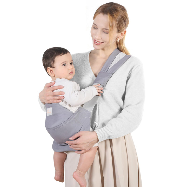 Tragetuch Kleinkind Hüfttrage, Ergonomischer Tragehilfe für Babys von 3 bis 36 Monaten, Kleinkinder