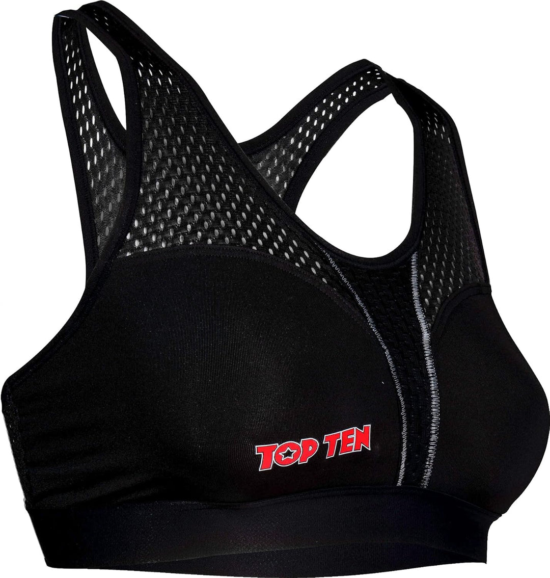 TOP TEN Sports Bra „Cool Guard“ M Kurz Schwarz, M Kurz Schwarz