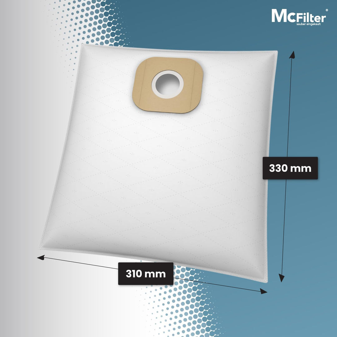 McFilter I 10 Staubsaugerbeutel kompatibel mit Kärcher Kärcher T 7/1 Classic I T 8/1 L I proT 200 I