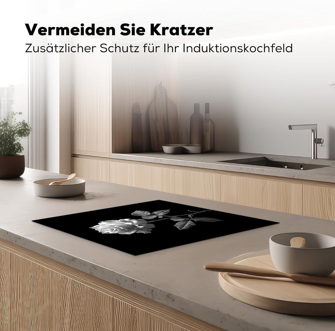 KitchenYeah© Herdabdeckplatte Einteilig Küche Herdabdeckung Induktionsfeld Ceranfeld Herdabdeckplatt