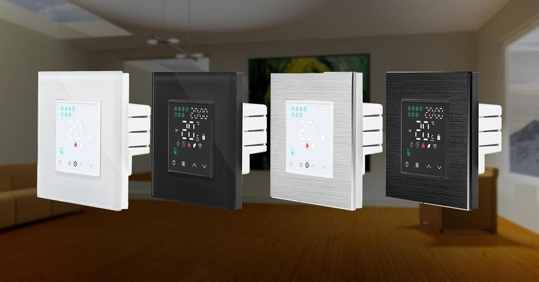 Luxus-Time WiFi Raumthermostat Heizungsthermostat Rahmen EXT. Sensor Thermostat Fussbodenheizung pro