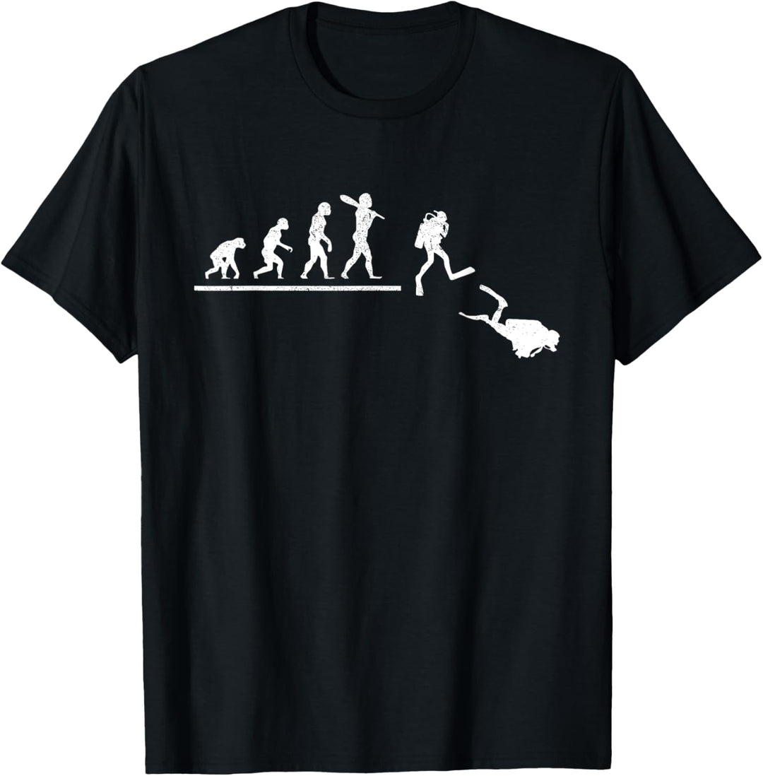 Evolution des Tauchers T-Shirt