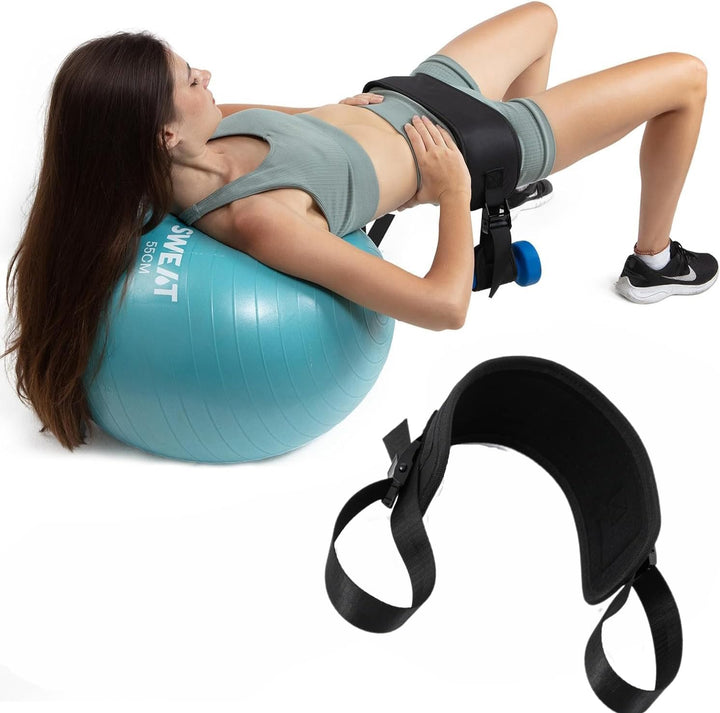 Gewichtsgürtel Po Trainer Hip Thrust Gürtel - 1 Stück, Schwarz, Pilates Belt, Bridge Training Anti R
