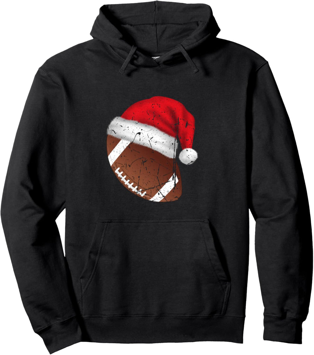 American Football Weihnachtsmütze Lustig Ugly Christmas Pullover Hoodie
