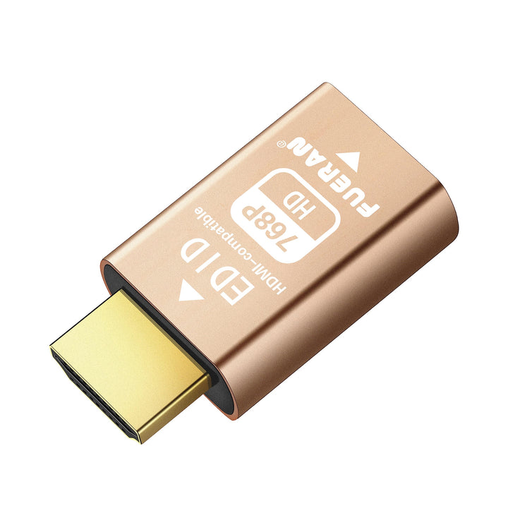 FUERAN Edid-Emulator-Adapter (4 Generation), HDMI kompatibel mit Mac Thunderbolt auf HDMI-Switches/E
