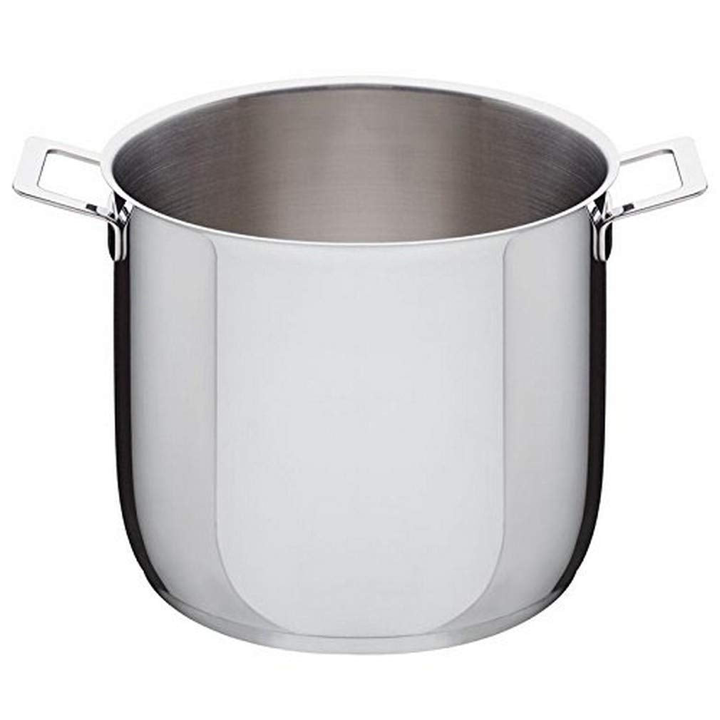 Alessi "POTS & PANS" Topf aus Edelstahl, Silber 24 cm, 24 cm