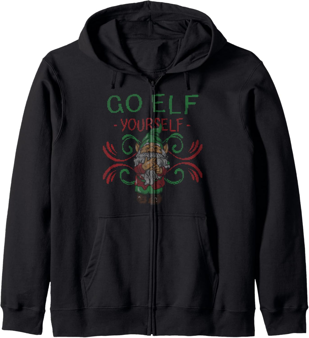 Unanständiges Weihnachts-Zwergengeschenk Kapuzenjacke
