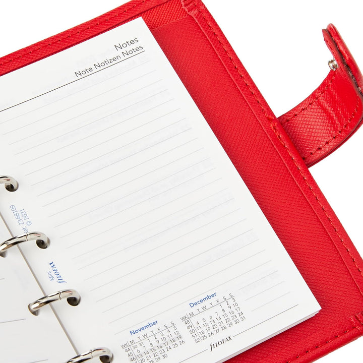 Filofax Organizer Mini Saffiano Poppy, 028772