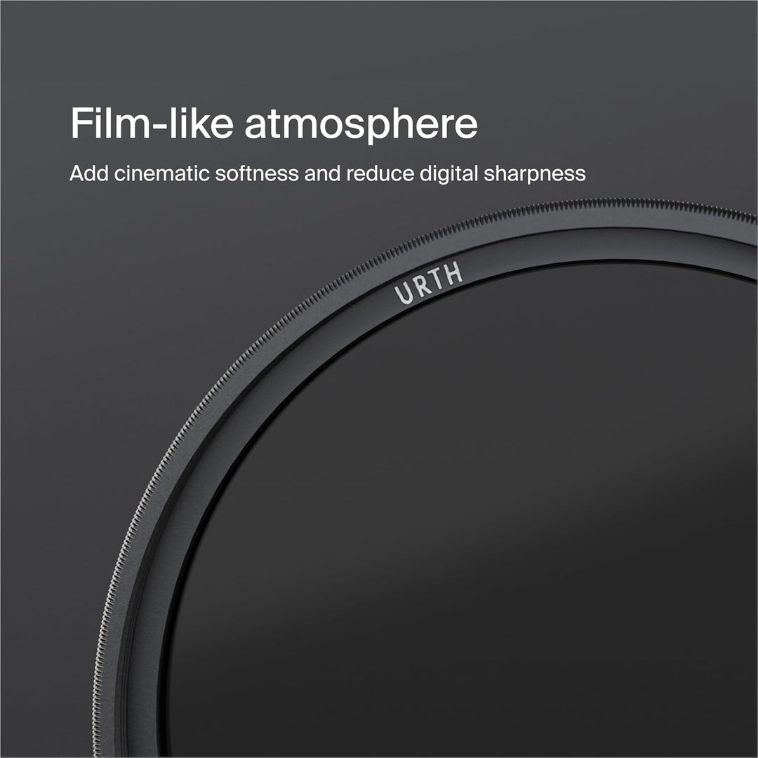 Urth 52 mm Ethereal Black Mist ½ Diffusions-Objektivfilter (Plus) - Kinoeffekt, 20-fache Nanobeschic