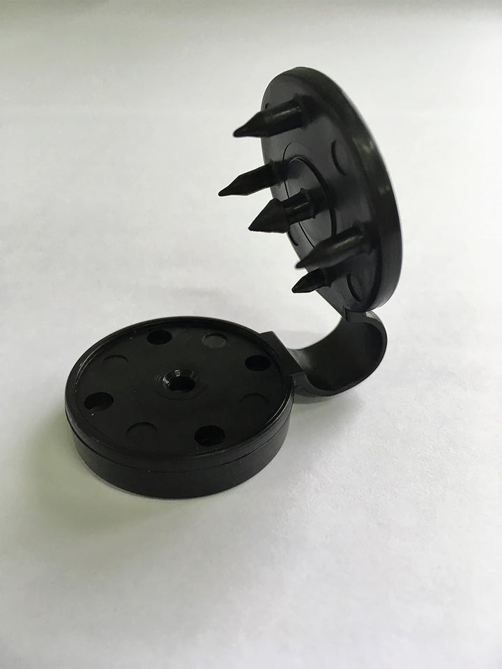 edenvista Befestigungsclips UV-Beständig, für Sichtschutz von 90 bis 350 g/m². | 60 Stück, Schwarz.