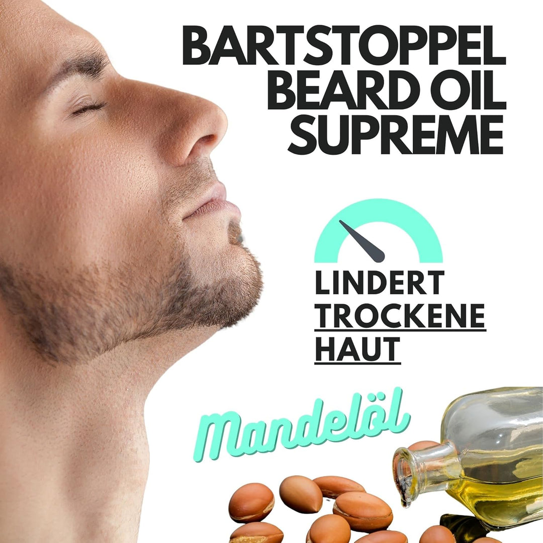 Bartöl Herren Sauvage Inspired After Shave Duft Supreme Bartstoppel® - für die tägliche Bartpflege -