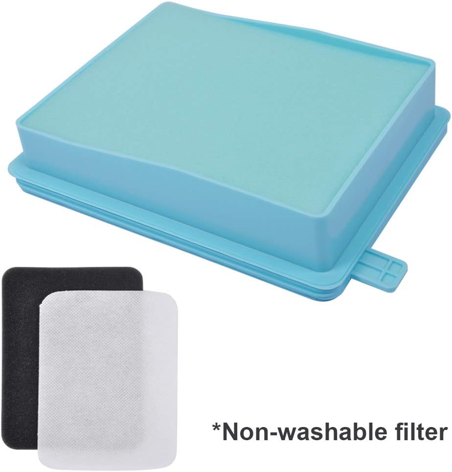 KEEPOW Filter für Philips PowerPro Active Compact Eco FC8477/91, Philips Power Cyclone 4 Filter, 2x