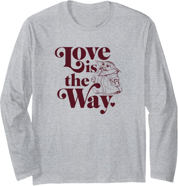 Star Wars: The Mandalorian The Child Valentine The Love Way Langarmshirt