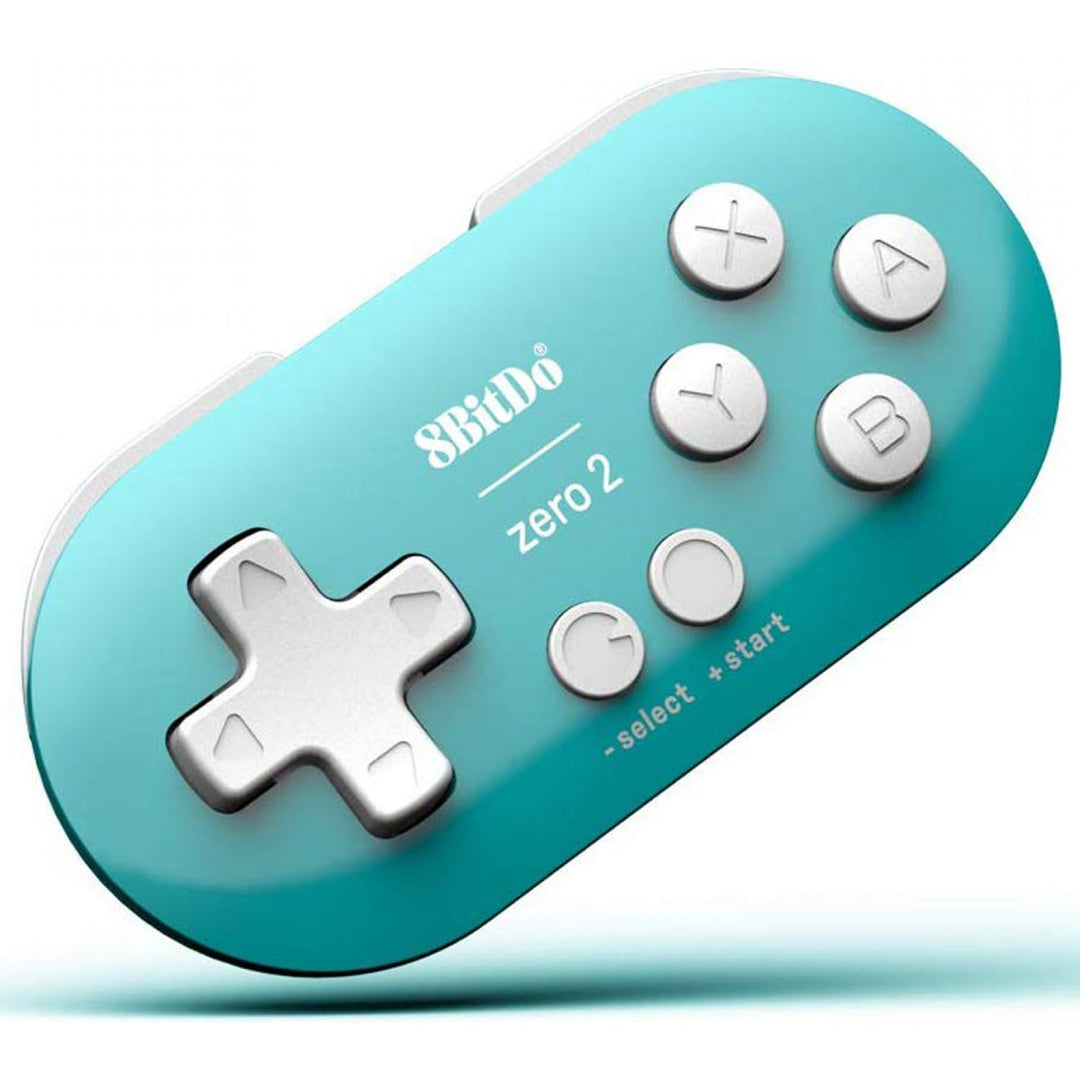 8Bitdo Zero 2 Bluetooth Gamepad For Switchpcmacosandroid (Turquoise Edition) [ Single, Single