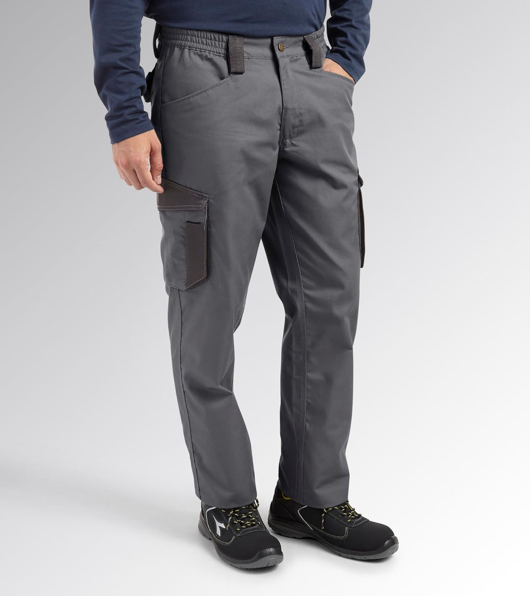 UTILITY DIADORA Herren Cargo Pants Staff ISO 13688:2013 (1er Pack) 40-42 75070 Stahlgrau, 40-42 7507