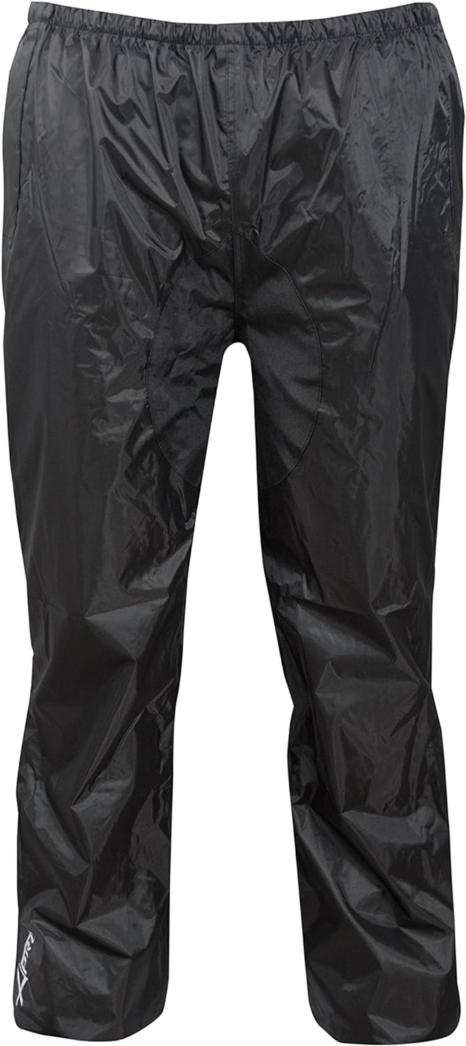 A-Pro Waterproof Motorbike Motorcycle 2 pc Rain Suit Trouser Jacket Scooter 3XL, Schwarz 3XL Schwarz
